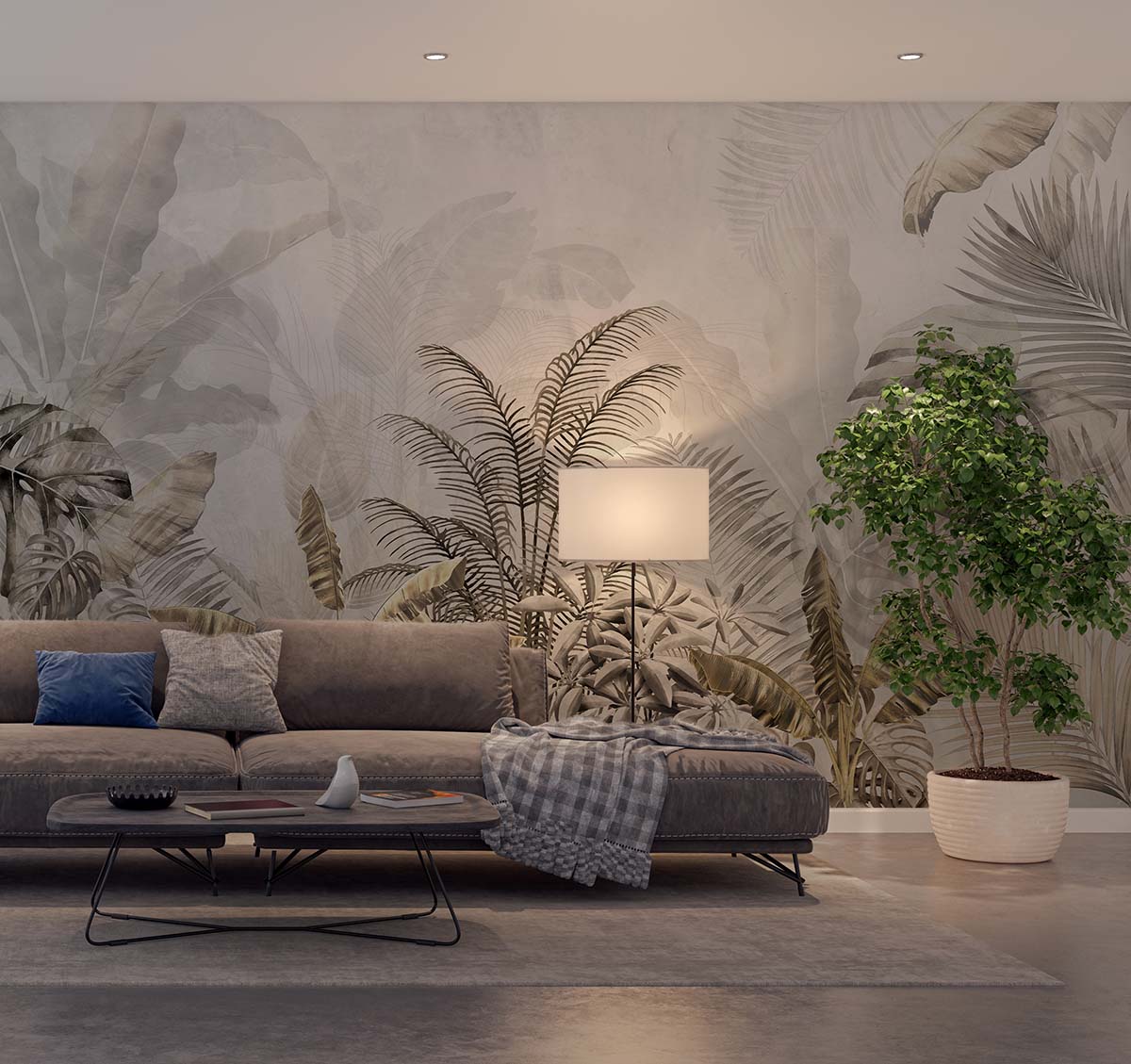 WE FIX & CLEAN accent wall wallpaper installation in Jacksonville FL